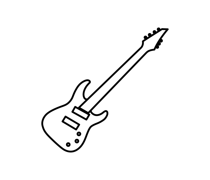 illustration of a multiscale guitar
